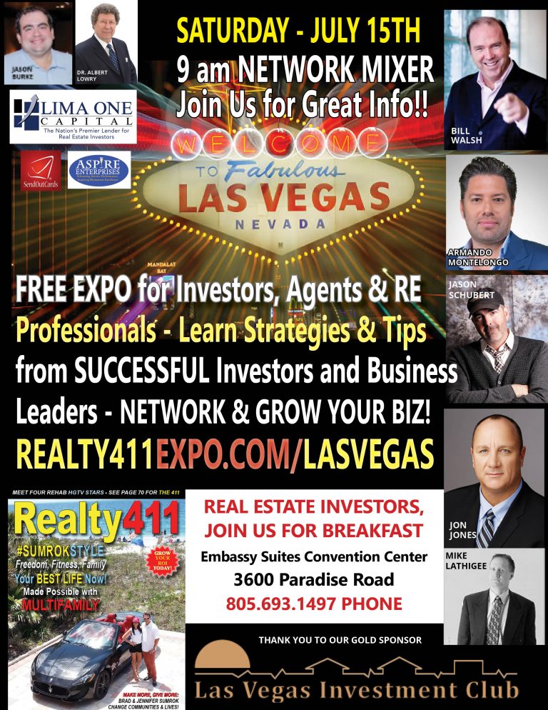 Las Vegas Real Estate Conference & Breakfast Mixer Join Us this Saturday!