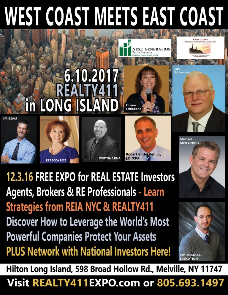 Meet Us in Melville, NY for Our Creative Real Estate Investor’s Expo