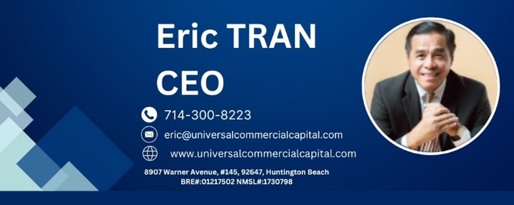 Eric Tran, CEO of Universal Commercial Capital, with over 25 years of experience in the Real Estate Lending, can help you to earn more on your next deal.